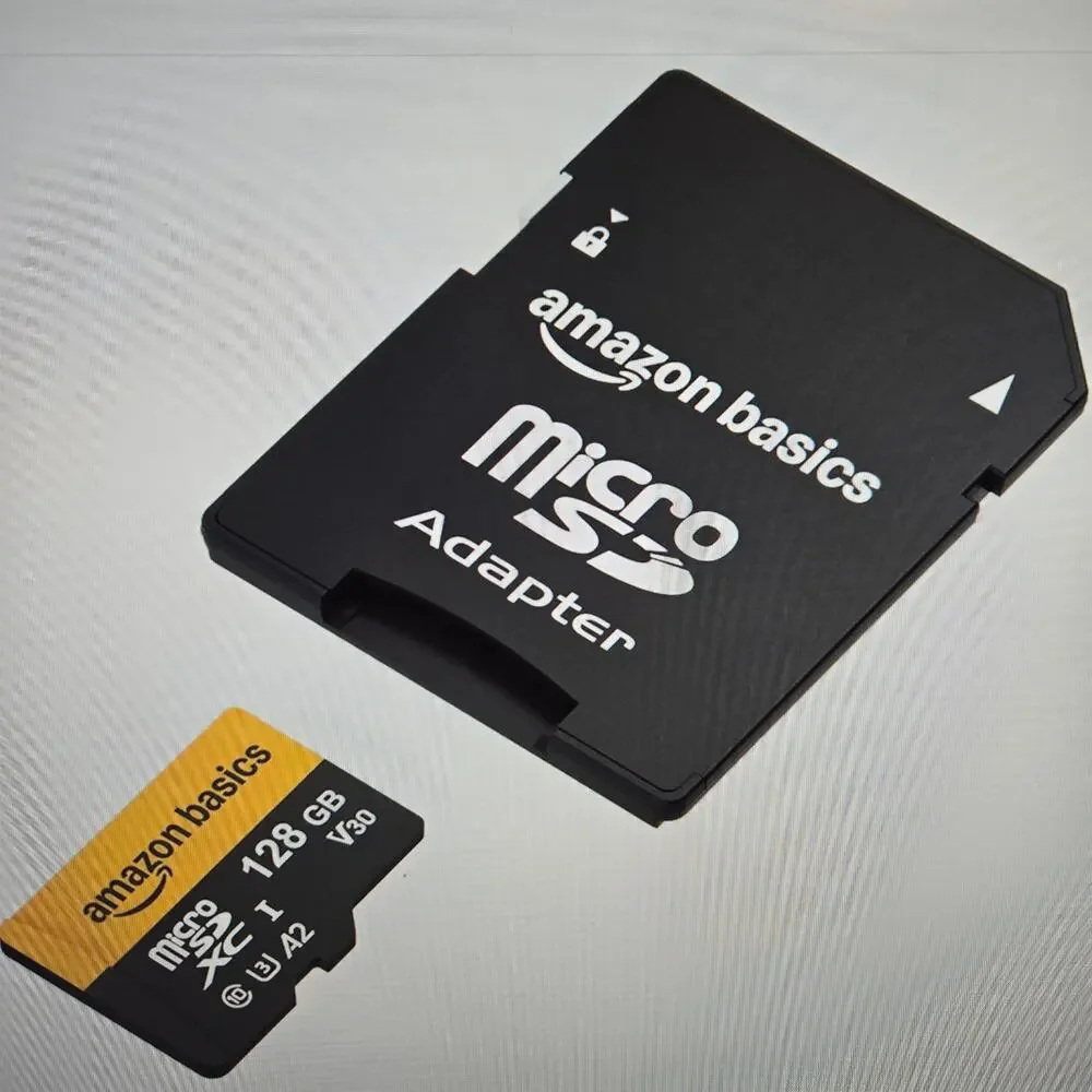 Amazon Basics 128GB microSDXC Card with Adapter (G1-1042)